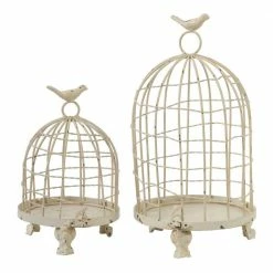Stella Cages with Bird Finial (Set of 2) by A & B Home