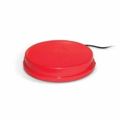 3 in. x 15.5 in. 80-Watt Universal Waterer Deicer Red Wired with 57 in. Cord by Unbranded