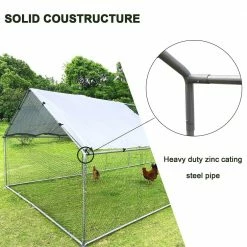 10 ft. x 6.6 ft. Metal Walk-In Chicken Run by Amucolo -Cheap Bird & Wildlife Supplies Store accessories cx cyw1 385 76 1000