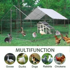 10 ft. x 13 ft. Metal Walk-In Chicken Run by Amucolo -Cheap Bird & Wildlife Supplies Store accessories cx cyw1 386 76 1000