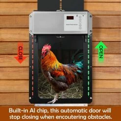 1-Acre Sensor Timer Controlled Automatic Wireless Chicken Coop Opener Kit by Hillstry -Cheap Bird & Wildlife Supplies Store accessories wf cd at 1 4f 1000