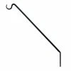 25 in. Tall Black Powder Coat 45-Degrees Angled Wall Mount Pole by Achla Designs