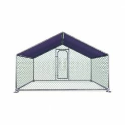 Metal Walk-in Chicken Run by ALEKO -Cheap Bird & Wildlife Supplies Store aleko accessories ckr10x7pr hd 4f 1000