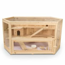 Fir 3-Tier Hamster Cage by ALEKO