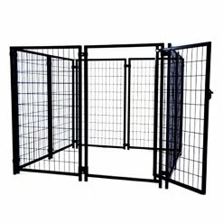 4 ft. H x 5 ft. W x 5 ft. L Dog Kennel by ALEKO -Cheap Bird & Wildlife Supplies Store aleko dog kennels dk5x5x4sq hd 44 1000