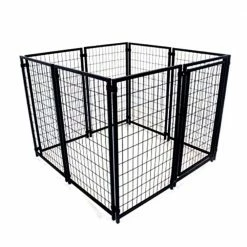 4 ft. H x 5 ft. W x 5 ft. L Dog Kennel by ALEKO -Cheap Bird & Wildlife Supplies Store aleko dog kennels dk5x5x4sq hd 4f 1000
