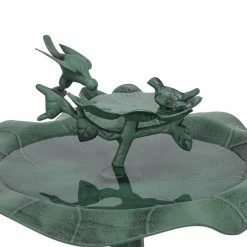 33 in. Tall Outdoor Lotus Birdbath Yard Statue, Green by Alpine Corporation 20 33 in. Tall Outdoor Lotus Birdbath Yard Statue, Green by Alpine Corporation -Cheap Bird & Wildlife Supplies Store alpine corporation bird bath fountains tec108 1f 1000