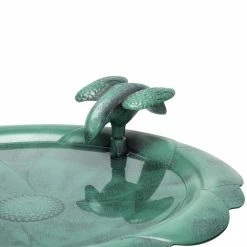 31 in. Tall Outdoor Antique Flower Birdbath with Bird Decoration Yard Statue by Alpine Corporation 18 31 in. Tall Outdoor Antique Flower Birdbath with Bird Decoration Yard Statue by Alpine Corporation -Cheap Bird & Wildlife Supplies Store alpine corporation bird bath fountains tec114 1f 1000