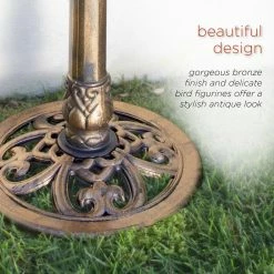 33 in. Tall Outdoor Vintage Birdbath with Bird Figurines Yard Statue by Alpine Corporation 14 33 in. Tall Outdoor Vintage Birdbath with Bird Figurines Yard Statue by Alpine Corporation -Cheap Bird & Wildlife Supplies Store alpine corporation bird bath fountains tiz122 1d 1000
