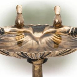 33 in. Tall Outdoor Vintage Birdbath with Bird Figurines Yard Statue by Alpine Corporation 16 33 in. Tall Outdoor Vintage Birdbath with Bird Figurines Yard Statue by Alpine Corporation -Cheap Bird & Wildlife Supplies Store alpine corporation bird bath fountains tiz122 c3 1000