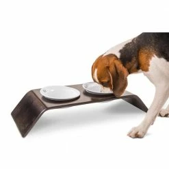 K1 CapCap Pet Food Table in Black Walnut by AndMakers -Cheap Bird & Wildlife Supplies Store andmakers cat food bowls k1 kf 04 1f 1000