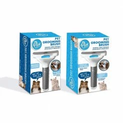 Paw Perfect Pet Fur and Hair Stainless Steel Grooming Brush for Dogs and Cats by As Seen on TV