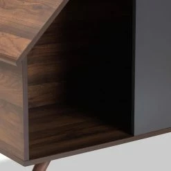 Mia Walnut and Grey Wood Cat Litter Box Cover House by Baxton Studio 12 Mia Walnut and Grey Wood Cat Litter Box Cover House by Baxton Studio -Cheap Bird & Wildlife Supplies Store baxton studio litter boxes houses 169 10745 hd fa 1000