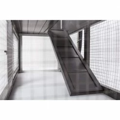 ECOFLEX Columbia Rabbit Hutch in Grey by New Age Pet -Cheap Bird & Wildlife Supplies Store beds cages erh305 44 1000