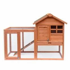 Easily-Assembled Wooden Rabbit House Chicken Coop Kennels by Unbranded