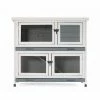 Two-layer indoors and outdoors wooden rabbit hutches, Wooden Pet House by Unbranded