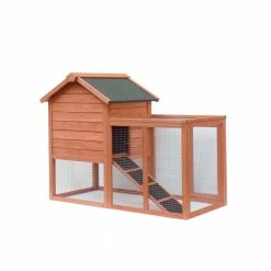 48.03 in. W Wooden Rabbit House Chicken Coop Kennels in Light Brown by Foobrues 11 48.03 in. W Wooden Rabbit House Chicken Coop Kennels in Light Brown by Foobrues -Cheap Bird & Wildlife Supplies Store beds cages lnn 23172875 66 1000
