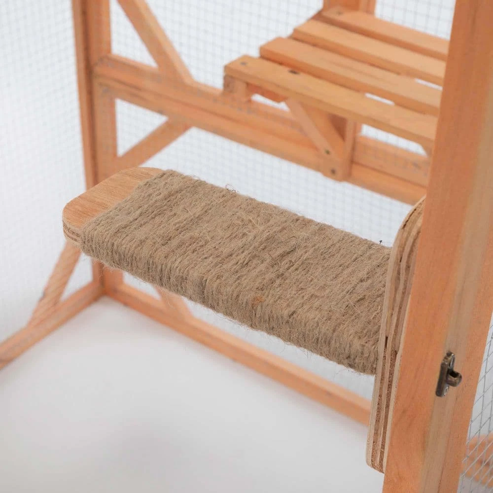 Wooden Cat Catio Enclosure with Solar Flat Roof by Foobrues 10 Wooden Cat Catio Enclosure with Solar Flat Roof by Foobrues - Image 10