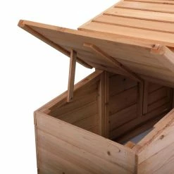 Outdoor Fir Wooden Pet Bunny House Wooden Cage in Natural by Foobrues -Cheap Bird & Wildlife Supplies Store beds cages lnn 23173605 76 1000