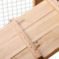 Outdoor Fir Wooden Pet Bunny House Wooden Cage in Natural by Foobrues -Cheap Bird & Wildlife Supplies Store beds cages lnn 23173605 d4 1000