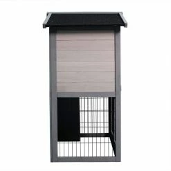 Gray Wooden 2 Story Design Outdoor Rabbit Guinea Pigs Hutch Ferrets by Foobrues 11 Gray Wooden 2 Story Design Outdoor Rabbit Guinea Pigs Hutch Ferrets by Foobrues -Cheap Bird & Wildlife Supplies Store beds cages lnn 23173834 fa 1000