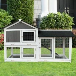 Wooden Outdoor Rabbit Hutch with Running Cage and Removable Tray Ramp by Amucolo 11 Wooden Outdoor Rabbit Hutch with Running Cage and Removable Tray Ramp by Amucolo -Cheap Bird & Wildlife Supplies Store beds cages lvm cyw2 420 76 1000