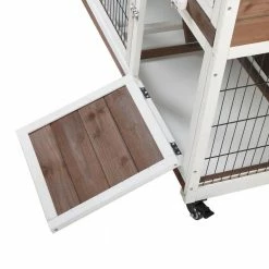 Outdoor Wooden Rabbit Hutch Chicken Coop with Removable Tray and Ramp by ANGELES HOME -Cheap Bird & Wildlife Supplies Store beds cages mhp6nna 8d0102 fa 1000