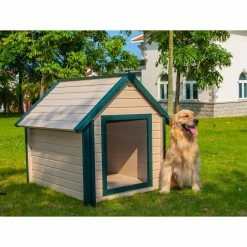 ECOFLEX Bunk Style Dog House - X-Large by New Age Pet -Cheap Bird & Wildlife Supplies Store beige new age pet dog houses ecoh103xl 31 1000