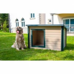 ECOFLEX Lodge Style Dog House -X Large by New Age Pet -Cheap Bird & Wildlife Supplies Store beige new age pet dog houses ecoh203xl 31 1000