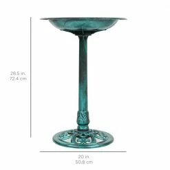 Pedestal Green Birdbath by Best Choice Products 13 Pedestal Green Birdbath by Best Choice Products -Cheap Bird & Wildlife Supplies Store best choice products bird bath fountains sky2691 76 1000