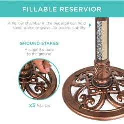 Pedestal Copper Birdbath by Best Choice Products 9 Pedestal Copper Birdbath by Best Choice Products -Cheap Bird & Wildlife Supplies Store best choice products bird bath fountains sky4606 4f 1000