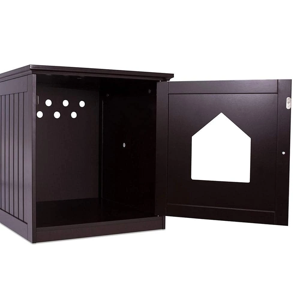 Cat House (Espresso) by BirdRock Home 3 Cat House (Espresso) by BirdRock Home - Image 3