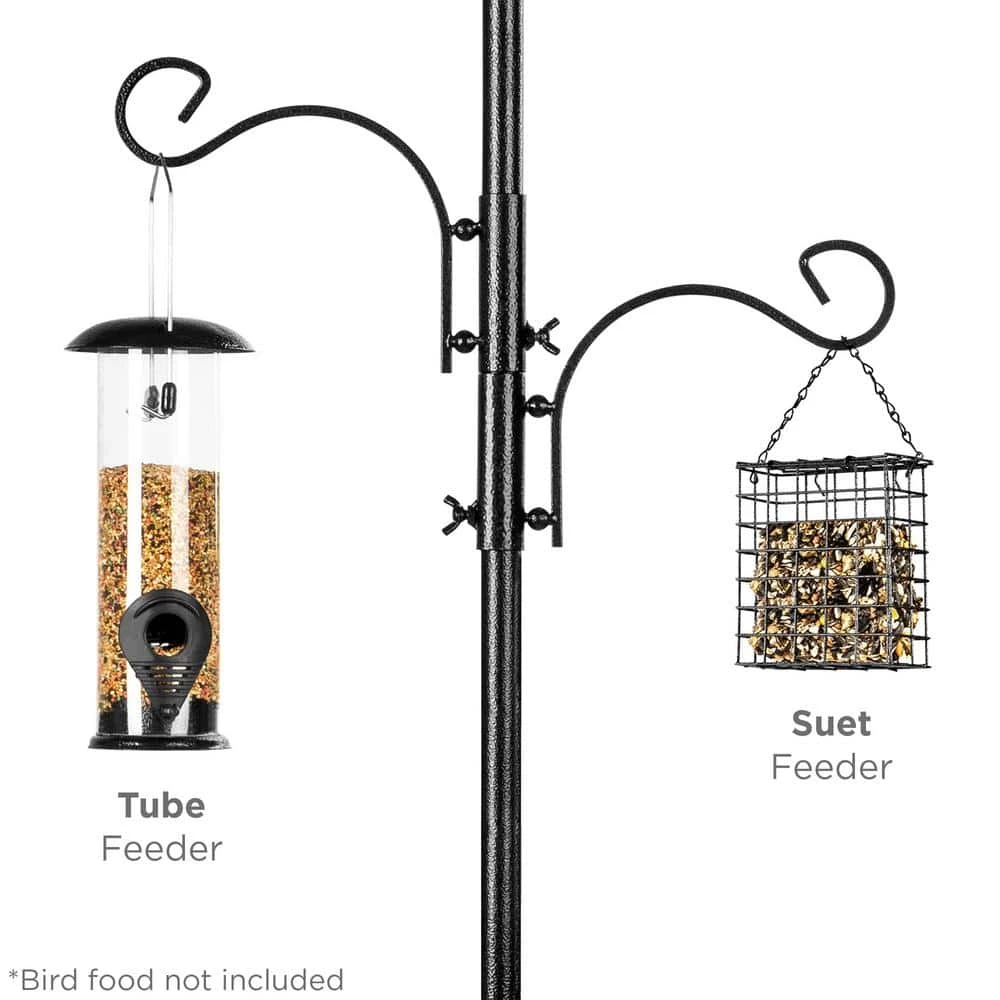 Steel Suet/Block Multi-Bird Feeder Station by Best Choice Products 3 Steel Suet/Block Multi-Bird Feeder Station by Best Choice Products - Image 3