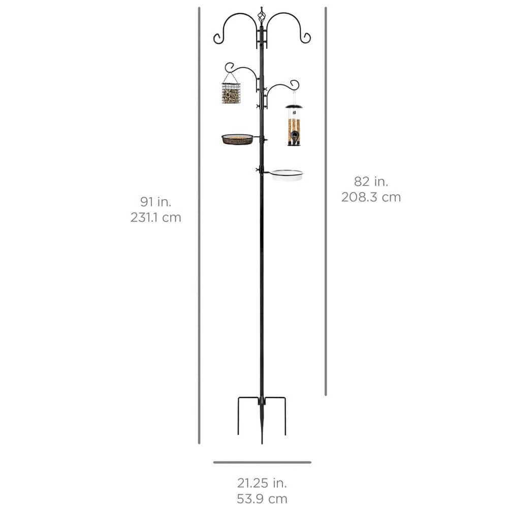 Steel Suet/Block Multi-Bird Feeder Station by Best Choice Products 6 Steel Suet/Block Multi-Bird Feeder Station by Best Choice Products - Image 6