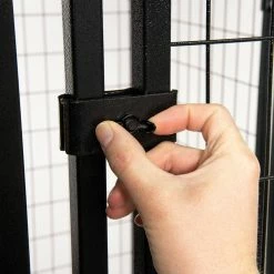 4 ft. x 4 ft. x 6 ft. Welded Wire Kennel by PRIVATE BRAND UNBRANDED -Cheap Bird & Wildlife Supplies Store black dog houses 308605b c3 1000