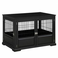Black Fairview Triple Door Dog Crate - Large by zoovilla