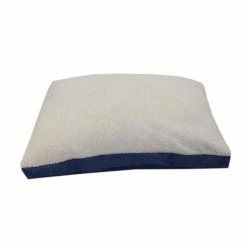 Sherpa Checkered Gusset Blue Bed by Unbranded