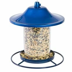 Blue Sparkle Panorama Hanging Bird Feeder - 2 lb. Capacity by Perky-Pet