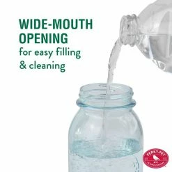 Blue Mason Jar Decorative Glass Bird Waterer - 32 oz. Capacity by Perky-Pet -Cheap Bird & Wildlife Supplies Store blue perky pet bird feeders 783 44 1000