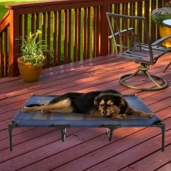 Extra Large Navy Blue Elevated Pet Bed by Petmaker -Cheap Bird & Wildlife Supplies Store blue petmaker dog beds pillows hw3210044 31 1000