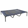 Extra Large Navy Blue Elevated Pet Bed by Petmaker