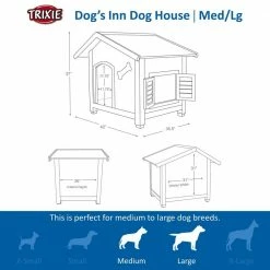 Dog's Inn Dog House in Blue/White by TRIXIE 10 Dog's Inn Dog House in Blue/White by TRIXIE -Cheap Bird & Wildlife Supplies Store blue trixie dog houses 39513 44 1000