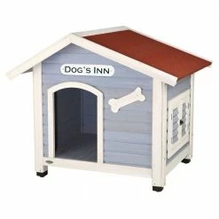 Dog's Inn Dog House in Blue/White by TRIXIE