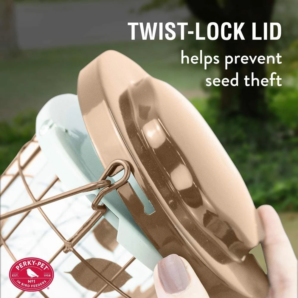 Squirrel Stumper Squirrel Resistant Metal Wild Bird Feeder - 3 lbs. Capacity by Perky-Pet 4 Squirrel Stumper Squirrel Resistant Metal Wild Bird Feeder - 3 lbs. Capacity by Perky-Pet - Image 4