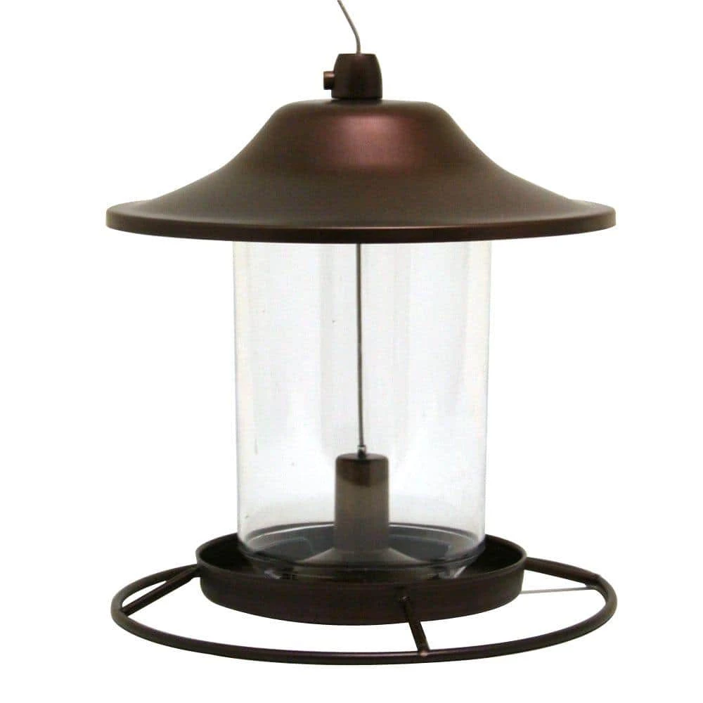 Brown Panorama Hanging Bird Feeder - 2 lb. Capacity by Perky-Pet 1 Brown Panorama Hanging Bird Feeder - 2 lb. Capacity by Perky-Pet