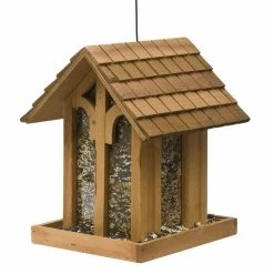 Mountain Chapel Wood Bird Feeder - 3.5 lb. Capacity by Perky-Pet