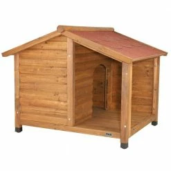 Natura Lodge Dog House, Brown, Medium by TRIXIE