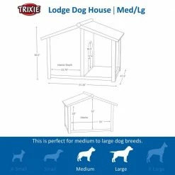 Natura Lodge Dog House, Brown, Medium by TRIXIE 15 Natura Lodge Dog House, Brown, Medium by TRIXIE -Cheap Bird & Wildlife Supplies Store brown trixie dog houses 39512 76 1000
