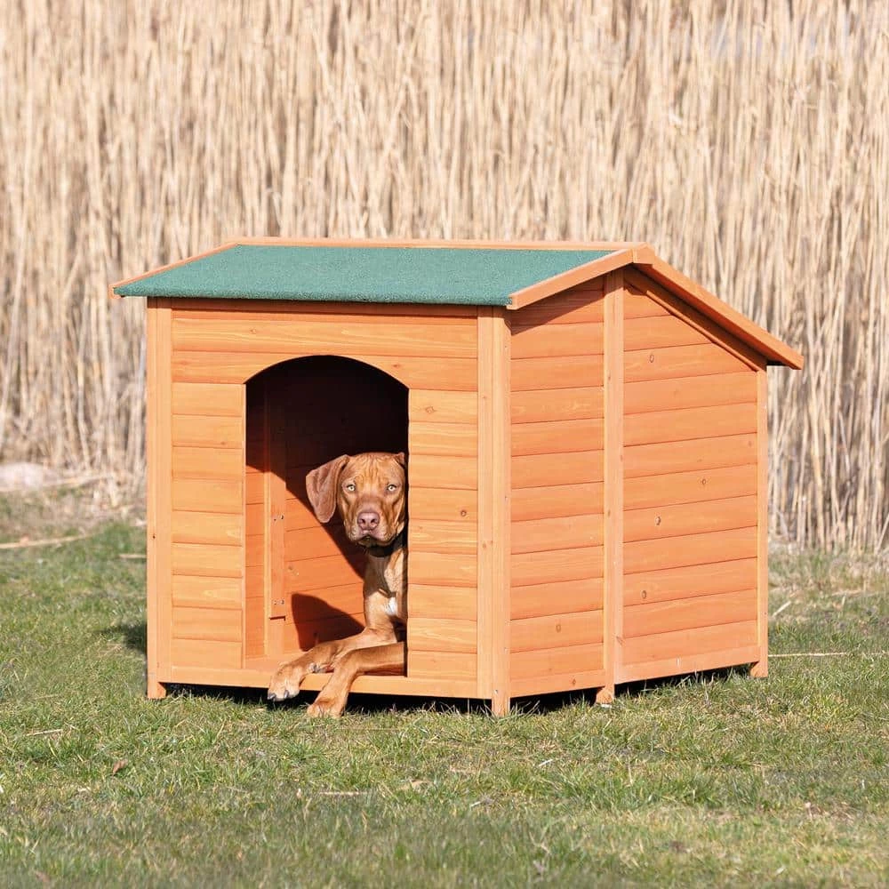 Natura Club Dog House in Brown - Large by TRIXIE 6 Natura Club Dog House in Brown - Large by TRIXIE - Image 6