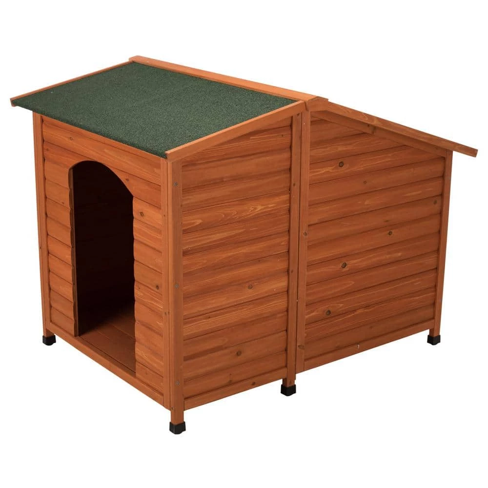 Natura Club Dog House in Brown - Large by TRIXIE 2 Natura Club Dog House in Brown - Large by TRIXIE - Image 2